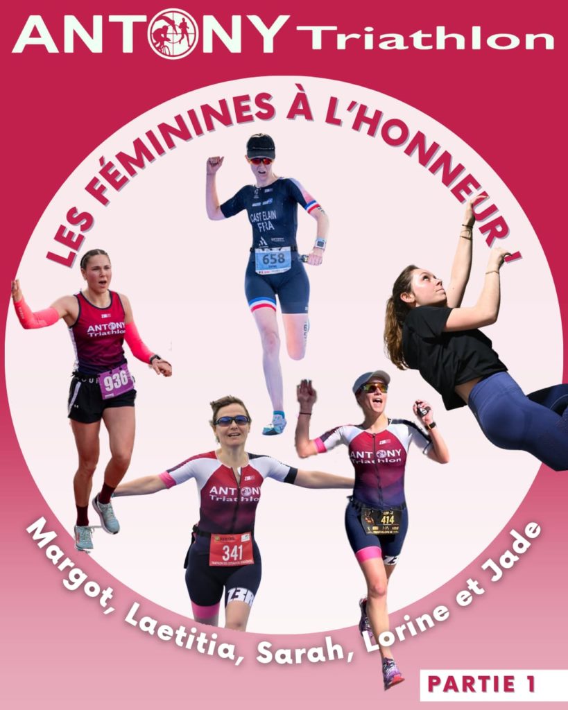 portrait des feminines du club Antony Triathlon