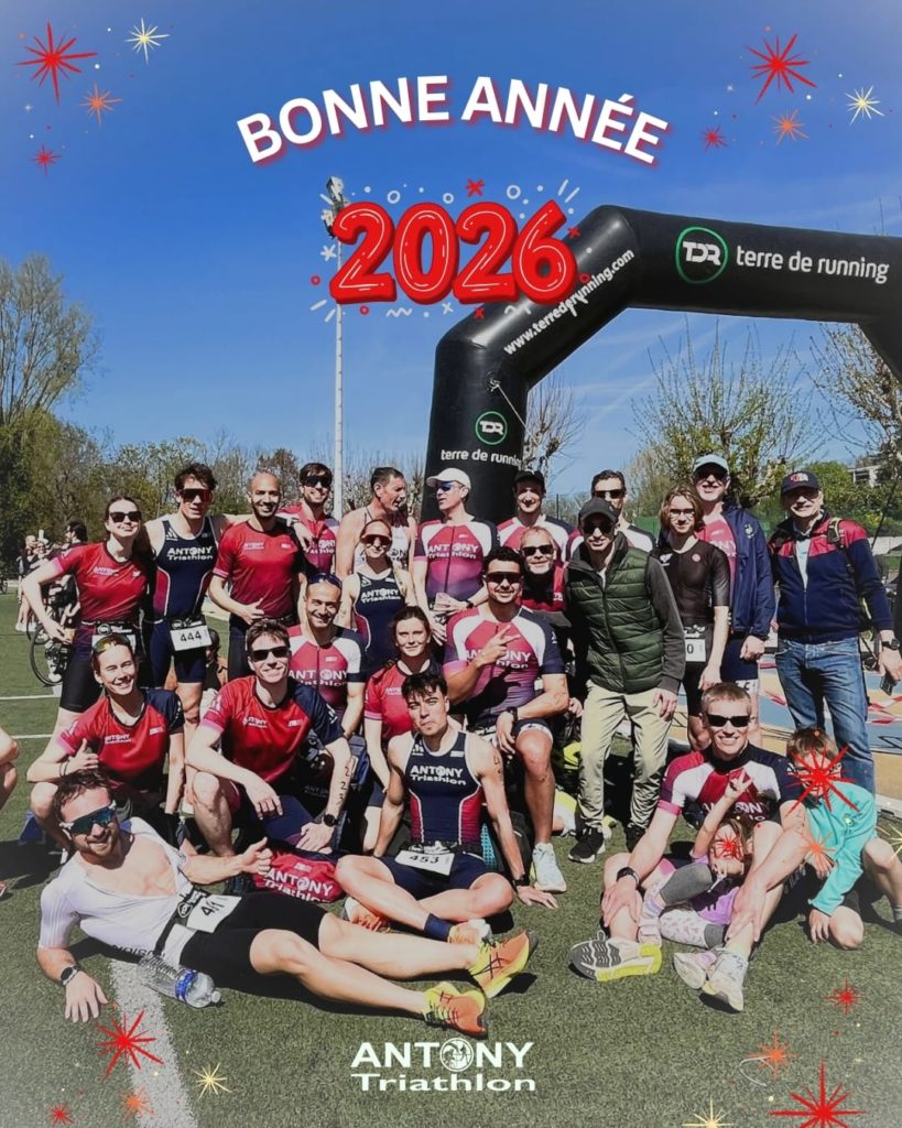Antony triathlon vous souhaite une très bonne année 2026